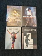 4 dvd s Michael Jackson, Alle leeftijden, Ophalen of Verzenden, Zo goed als nieuw