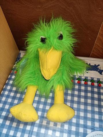 Groene kraai handpop vogel Mac Bek Evora rekenhulp beschikbaar voor biedingen