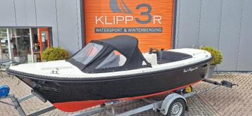 Oud Huijzer 560 | Suzuki 9.9pk | Black and White | Bj. 2012 beschikbaar voor biedingen
