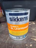 1L Sikkens Rubbol BL Uniprimer (Nieuw), Doe-het-zelf en Verbouw, Ophalen of Verzenden, Zo goed als nieuw, Wit, Lak