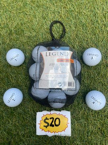 Legend golfballen wit beschikbaar voor biedingen
