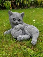 tuinbeeld , poes , kat ,, Tuin en Terras, Tuinbeelden, Ophalen of Verzenden, Atw, Atw, Nieuw