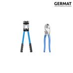 Kabel kniptang + kabeloog krimptang 6-50mm, Germat, Gereedschap of Toebehoren, Nieuw, Germat