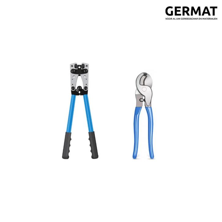 Kabel kniptang + kabeloog krimptang 6-50mm, Hobby en Vrije tijd, Knutselen, Nieuw, Gereedschap of Toebehoren, Verzenden