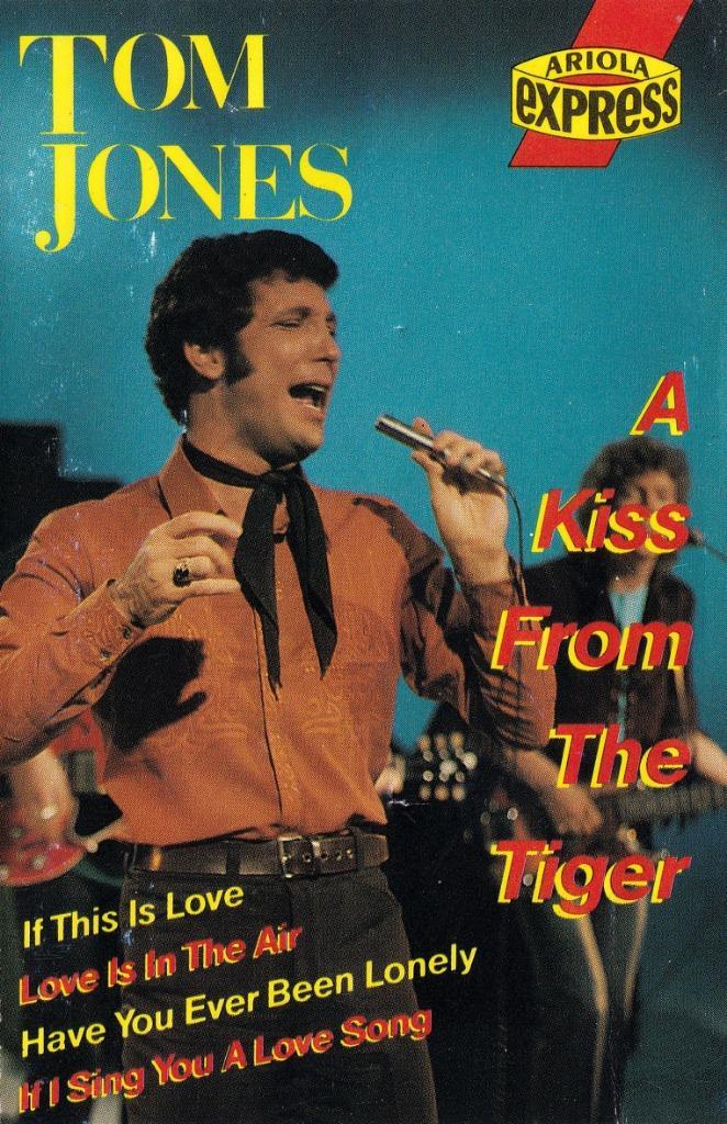 Cassettebandje Tom Jones – A Kiss From The Tiger, Cd's en Dvd's, Cassettebandjes, Gebruikt, Pop, 1 bandje, Ophalen of Verzenden