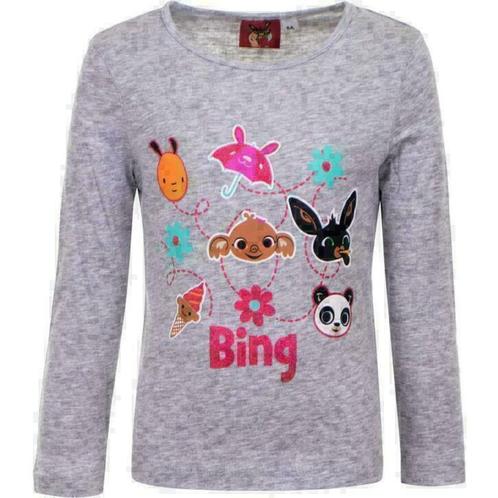 Bing Konijn Longsleeve Shirt Grijs - Maat 98 - 110 - 116, Kinderen en Baby's, Kinderkleding | Maat 110, Nieuw, Meisje, Shirt of Longsleeve