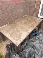 Tuintafel met 6 stoelen en kussens, Ophalen, Gebruikt, Eettafel, 6 zitplaatsen