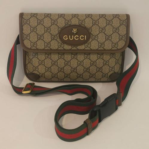 Gucci Waist Bag GG Supreme Sherry Line 498930, Sieraden, Tassen en Uiterlijk, Tassen | Schoudertassen