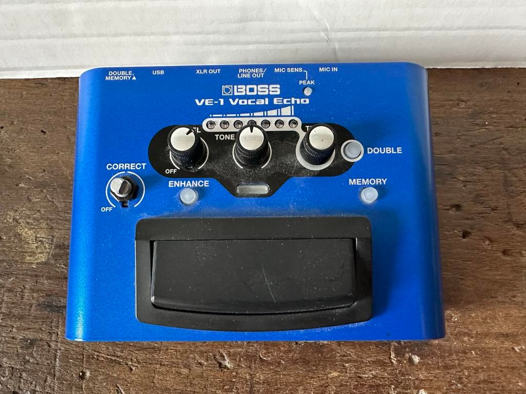 Boss VE-1 Vocal Echo Pedaal, Ophalen of Verzenden, Zo goed als nieuw, Delay of Echo