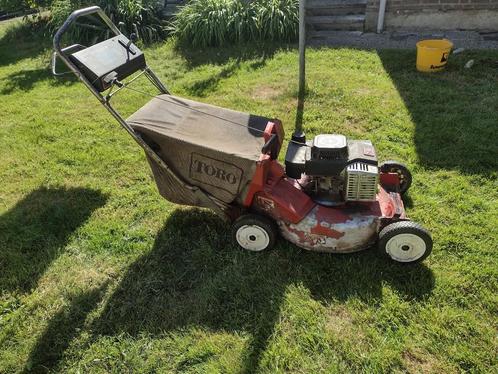 Toro 66-1830 53c benzine grasmaaier, Tuin en Terras, Grasmaaiers, Gebruikt, Benzine-grasmaaier, 50 cm of meer, Cirkelmaaier, Opvangzak