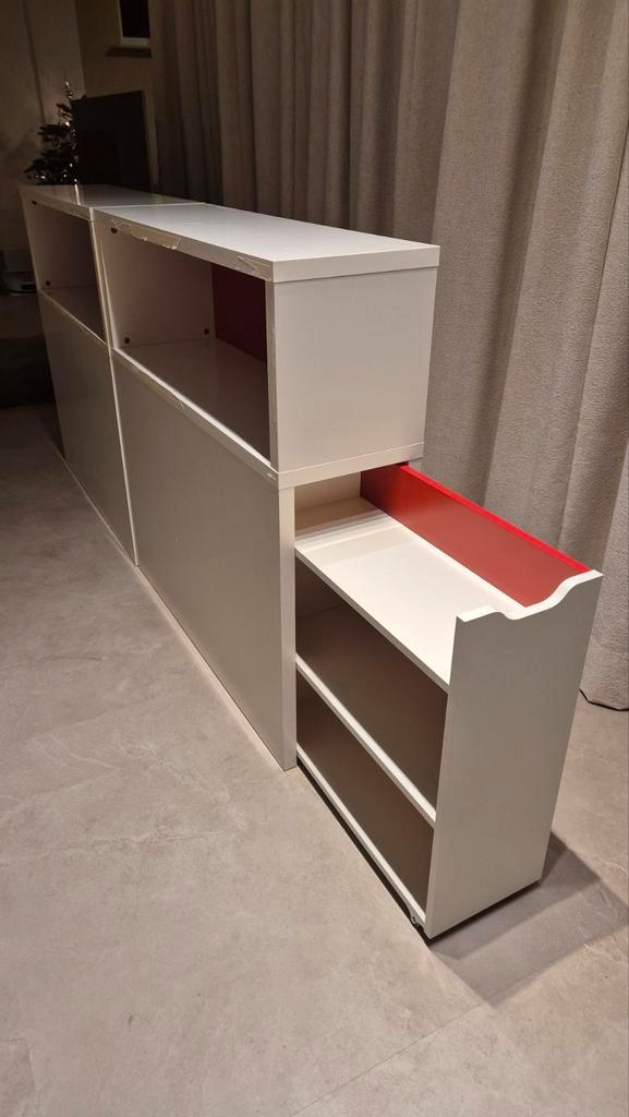 2x Ikea Odda kastjes met uitrijdbaar binnenwerk, Huis en Inrichting, Kasten | Dressoirs, Gebruikt, 50 tot 100 cm, 50 tot 75 cm