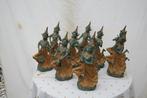 Bronzen Orkest  ( Indisch, Antiek en Kunst, Ophalen of Verzenden