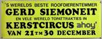 Kerstcircus Ahoy - Originele circusposter - Jaren 70/80, Verzenden, Gebruikt, A1 t/m A3, Film en Tv
