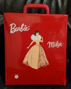 Vintage Barbie / Midge rode lak/ draag koffer / Mattel/ 60s, Verzamelen, Poppen, Ophalen of Verzenden, Gebruikt