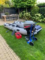 Rubberboot met 15pk marriner, Watersport en Boten, Ophalen of Verzenden, Gebruikt, Overige typen, Motorboot