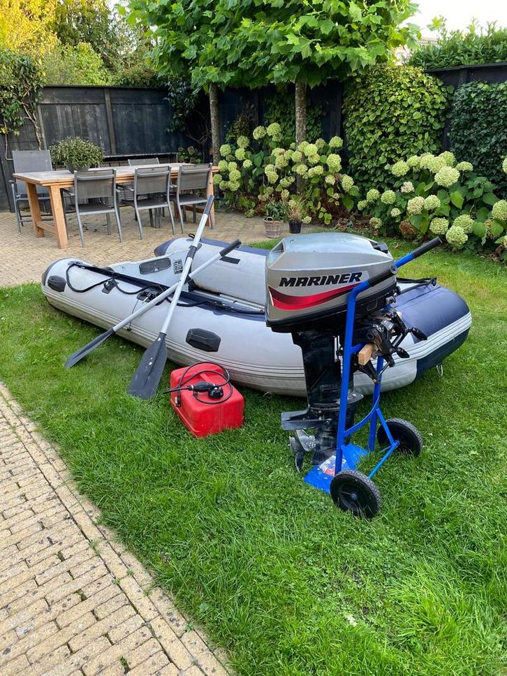 Rubberboot met 15pk marriner, Watersport en Boten, Bootonderdelen, Gebruikt, Overige typen, Motorboot, Ophalen of Verzenden