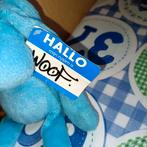Hema Woof blauwe hond knuffel met magneten 22 cm, Nieuw, Hond, Ophalen of Verzenden