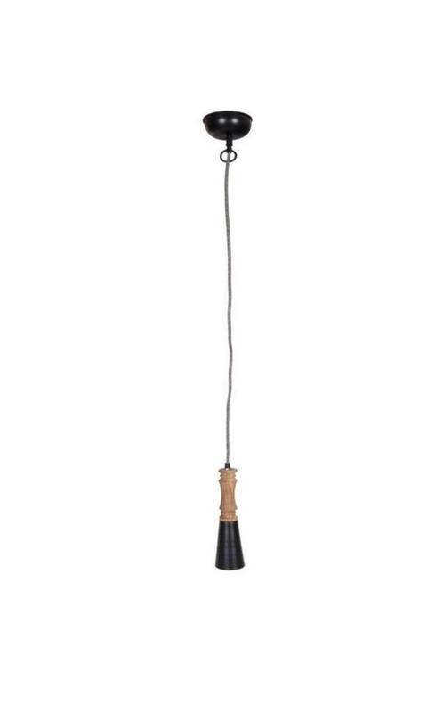 Be Pure Home. Hanglamp ‘Blend’. Kleur zwart (en/of wit), Huis en Inrichting, Lampen | Hanglampen, Nieuw, Minder dan 50 cm, Hout