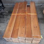 Massief grenen vloer 34 m2 vloerdelen 2 cm dik, Doe-het-zelf en Verbouw, Ophalen, Gebruikt, Vloerdelen of -planken, 10 tot 30 cm