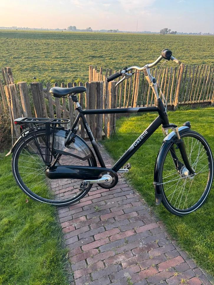 Gazelle Orange C7+ Herenfiets 61cm, Fietsen en Brommers, Fietsen | Heren | Herenfietsen, Zo goed als nieuw, Gazelle, 57 tot 61 cm