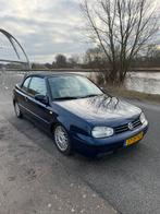 Volkswagen Golf 1.8 Cabriolet 66KW AUT 1999 Blauw automaat, Auto's, Volkswagen, Beige, 4 cilinders, Cabriolet, 1781 cc