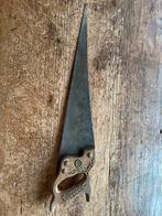 Antieke handzaag met houten handvat, Antiek en Kunst, Antiek | Gereedschap en Instrumenten, Ophalen of Verzenden