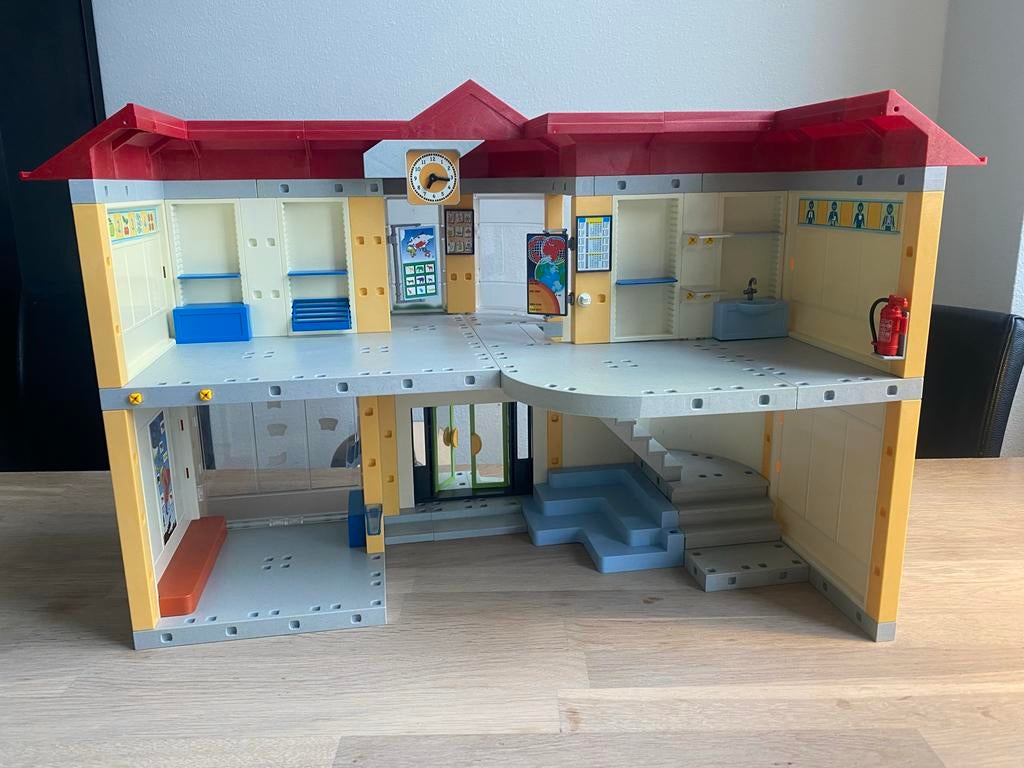 Playmobil School Compleet met Boekje, Kinderen en Baby's, Speelgoed | Playmobil, Gebruikt, Complete set, Ophalen of Verzenden