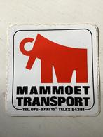 Sticker Mammoet Transport, Verzenden, Zo goed als nieuw