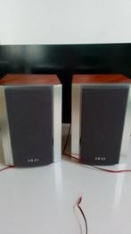 Akai Luidsprekers - Set van Twee, Ophalen of Verzenden, Gebruikt, Front, Rear of Stereo speakers, Overige merken