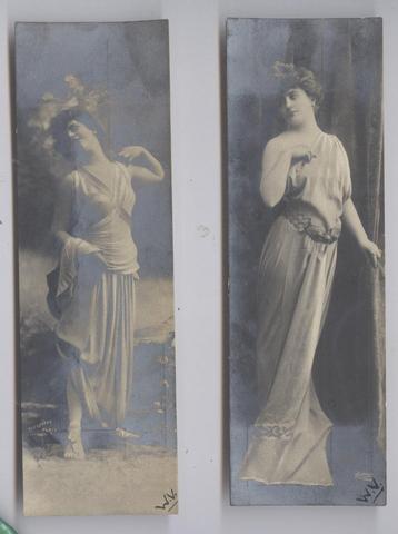 2 smalle art nouveau ansichtkaarten - serie Markart beschikbaar voor biedingen