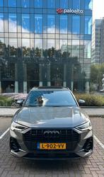Audi Q3 PANO 40 Tfsi 190pk S Tronic Quattro 2019 Grijs, Auto's, Audi, Zwart, 1984 cc, Leder en Stof, USB