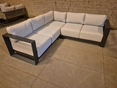 3delige aluminium loungeset. Betreft een showroommodel!, Tuin en Terras, Tuinsets en Loungesets, Zo goed als nieuw, Aluminium