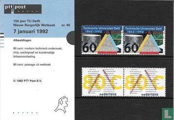 Postzegelmapje M90 Gecombineerde uitgifte 1992 beschikbaar voor biedingen