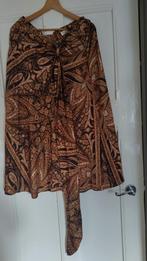 Rok, retro, bruin, 44, H&M, Richard Allan, Bruin, Maat 42/44 (L), Ophalen of Verzenden, Zo goed als nieuw