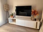 Witte tv-meubel 181x41x46, Huis en Inrichting, Ophalen, 150 tot 200 cm, Zo goed als nieuw, Minder dan 100 cm