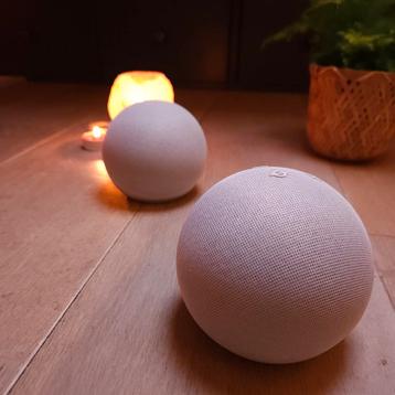 2x Amazon Echo Dot (5th gen, 2022) - Wit beschikbaar voor biedingen