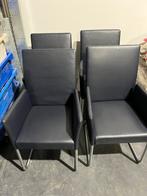 Walter Knoll designstoelen 4 in één koop, Ophalen, Blauw, Zo goed als nieuw, Metaal