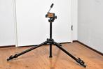 Manfrotto 055B statief met een 128 kop erop., Ophalen, Gebruikt, Driepoot, 175 cm of meer