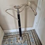 Supergave vintage dressboy chroom zwart leer, zware voet, Huis en Inrichting, Woonaccessoires | Kapstokken, Ophalen, 100 tot 150 cm