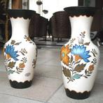 Flora kaststel vaas Gouda plateel 984 aardewerk keramiek, Ophalen