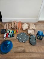 Houten Treinbaan & Blokken - Ikea Oase, Ophalen of Verzenden, Gebruikt, Jongen of Meisje