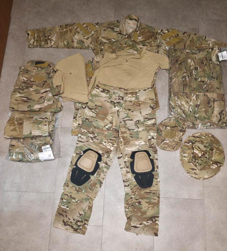 Crye Precision Multicam set + tactical gear, Kleding | Heren, Carnavalskleding en Feestkleding, Gedragen, Kleding, Overige thema's