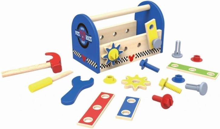 21-delige houten Disney Gereedschapskist *NIEUW IN DOOS*, Kinderen en Baby's, Speelgoed | Houten speelgoed, Nieuw, Overige typen