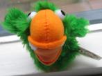 Sleutelhanger Papagaai vogel groen oranje van Croky chips, Ophalen of Verzenden, Zo goed als nieuw