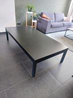 Gratis zwarte salontafel, Huis en Inrichting, Tafels | Salontafels, Ophalen, Gebruikt, 100 tot 150 cm, 50 tot 100 cm
