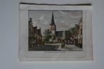 WITMARSUM `t DORP Gekleurde Kopergravure 1790 Bulthuis GS4, Antiek en Kunst, Verzenden