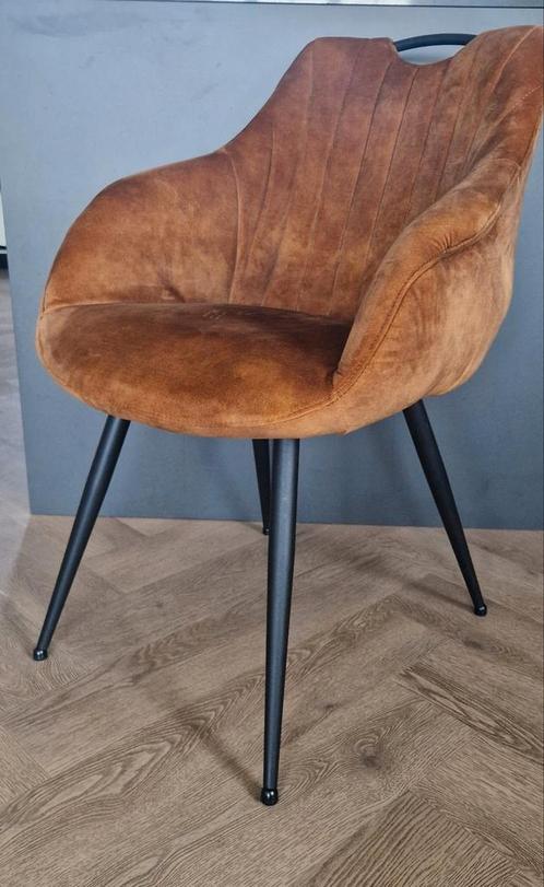 Mxsofa eetkamerstoelen MX sofa royce velvet stof 2 stuks, Huis en Inrichting, Stoelen, Zo goed als nieuw, Vijf, Zes of meer stoelen