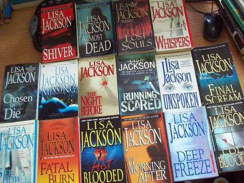 Lisa Jackson 16x (Engelstalig), Boeken, Thrillers, Gelezen, Amerika, Ophalen of Verzenden
