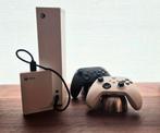 Xbox Serie S,  2 Controllers, 2TB HDD, racestuur  & Playseat, Ophalen, Zo goed als nieuw, Xbox Series S
