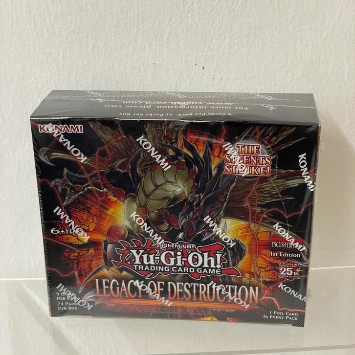 Yu-Gi-Oh! Legacy of Destruction Booster Box, Hobby en Vrije tijd, Verzamelkaartspellen | Yu-gi-Oh!, Nieuw, Boosterbox, Ophalen of Verzenden